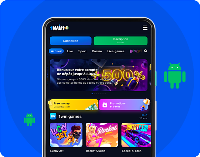 Configuration requise pour l'application mobile 1Win Côte d'Ivoire sur Android
